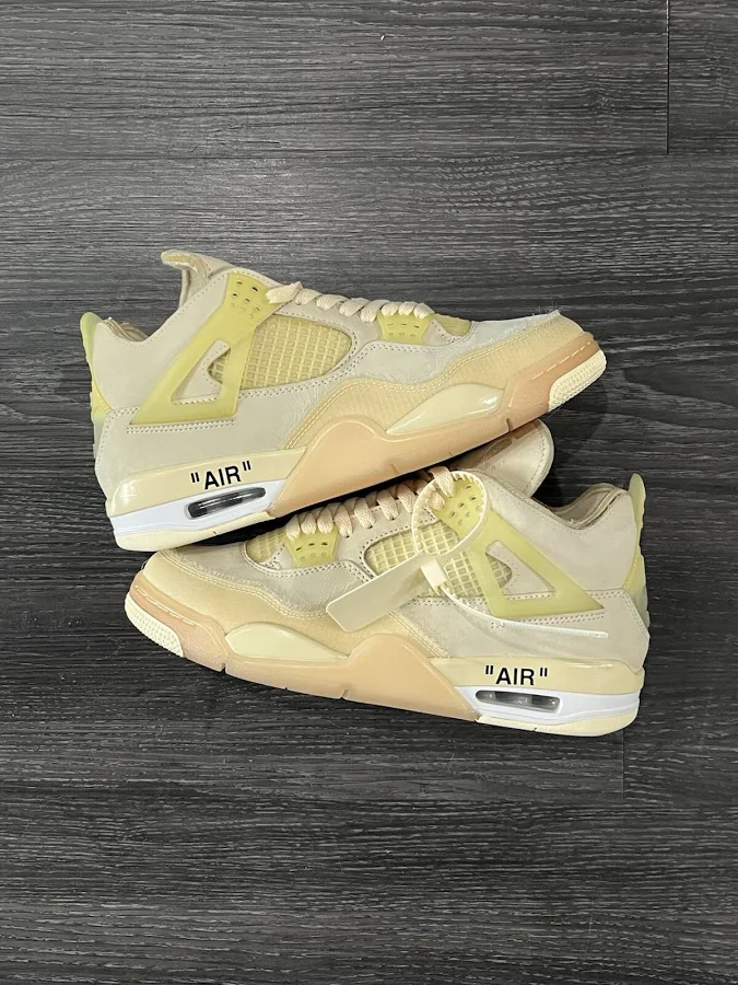 Off-white X Air Jordan 4 Retro ‘sail’