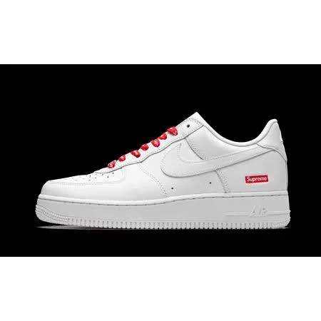 Nike Mens Air Force 1 Low Supreme - Mini Box Logo White Cu9225 100 from Stadium Goods, Men's, Size: 11