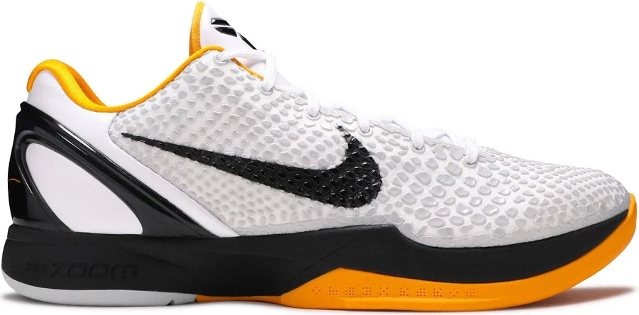 Nike Mens Kobe 6 Protro Playoff Pack White Del Sol