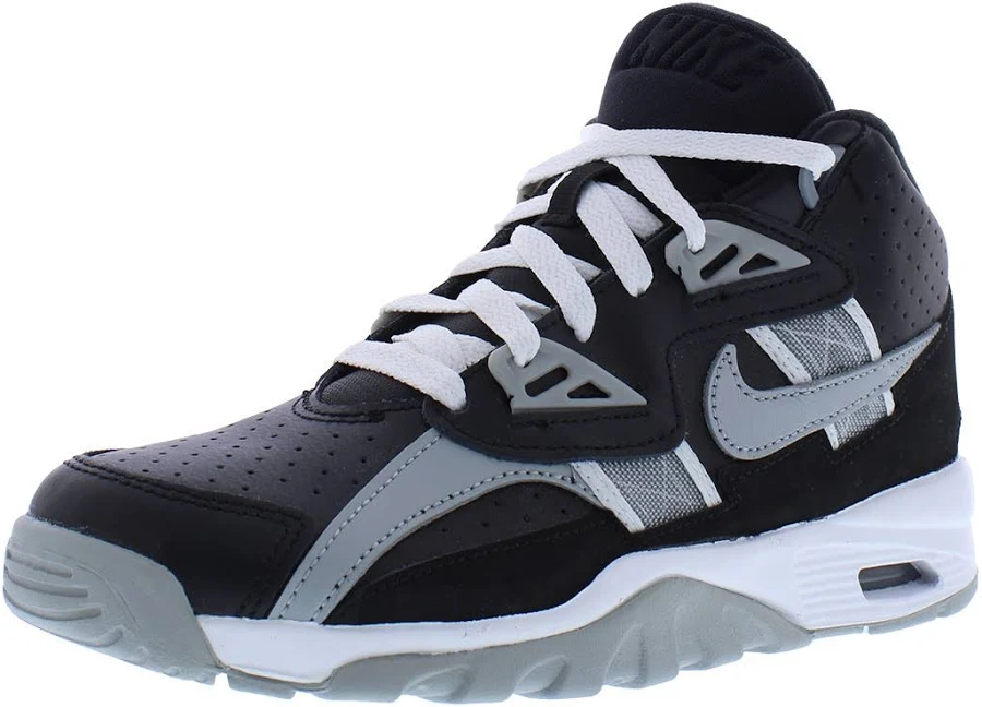 Nike Air Trainer Sc Gs Boys Shoes Size 6, Color: Black/light Smoke