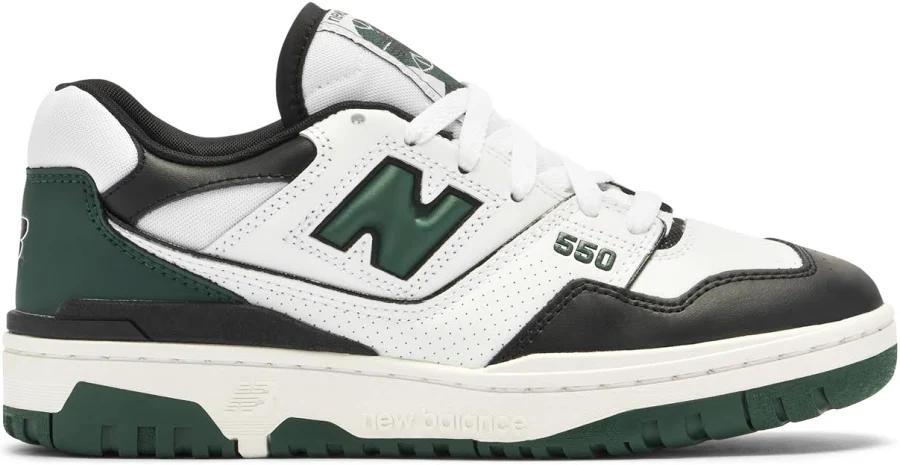 New Balance 550 White Green Black BB550LE1 | Size US 7