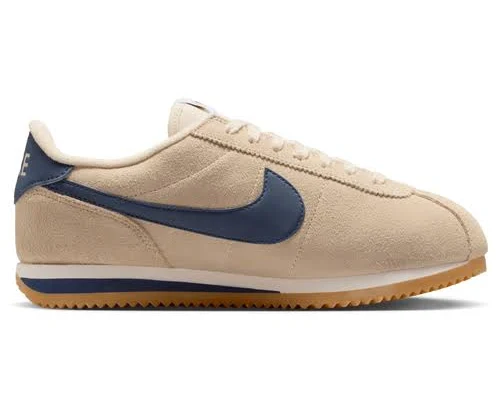 Nike Womens Cortez - Running Shoes Sail/Midnight Navy/Beach Size 11.5