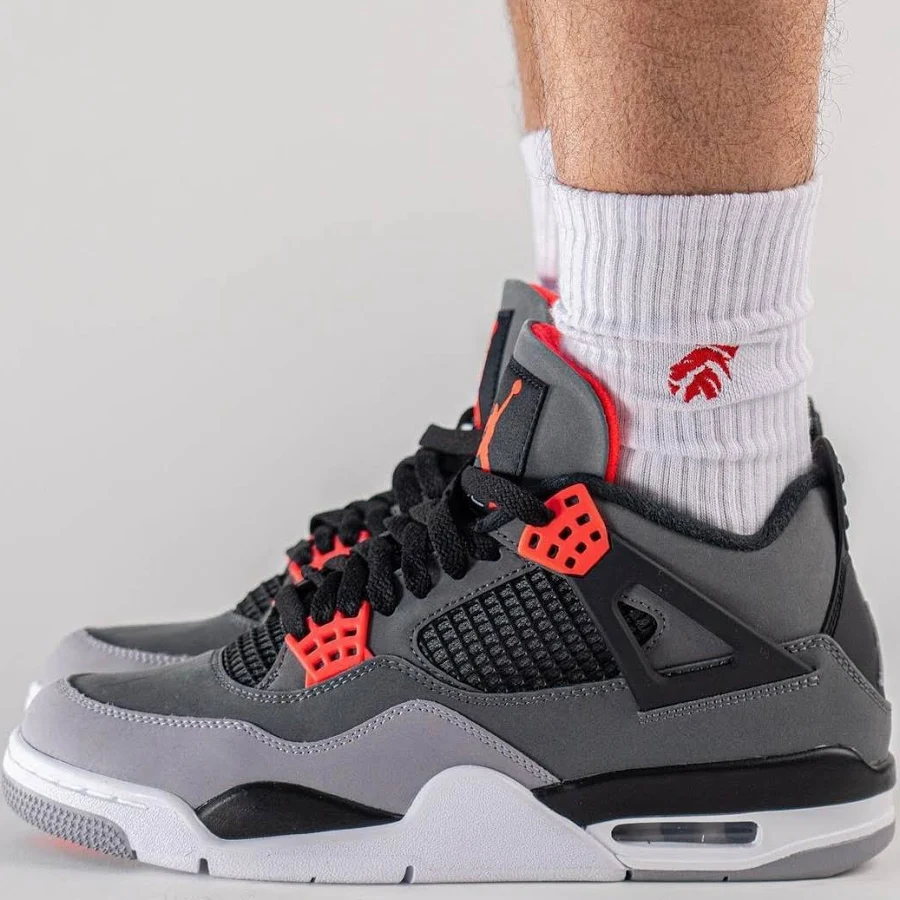 Men Jordan 4 Retro Infrared - All Size Us 7-12