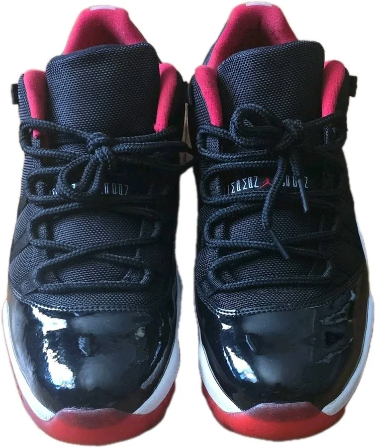 Air Jordan 11 Retro Low Bred Black/red