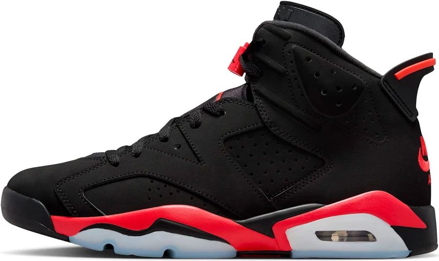 Air Jordan Men's 6 Retro Sneaker in Black/Crimson, Size UK 9 | END Clothing