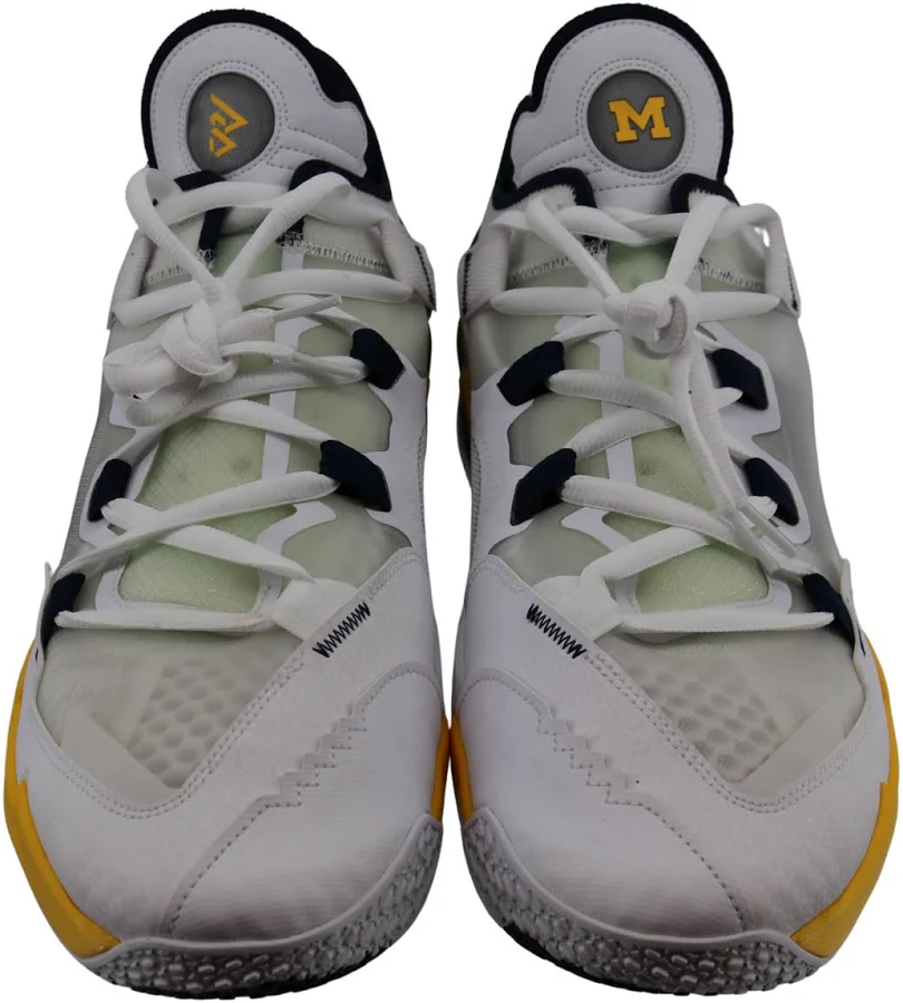 Nike Air Jordan Why Not Zero 5 Michigan Wolverines Blue Yellow White