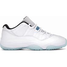 Jordan Men's White/Black 11 Retro Low Legend Blue Sneakers In