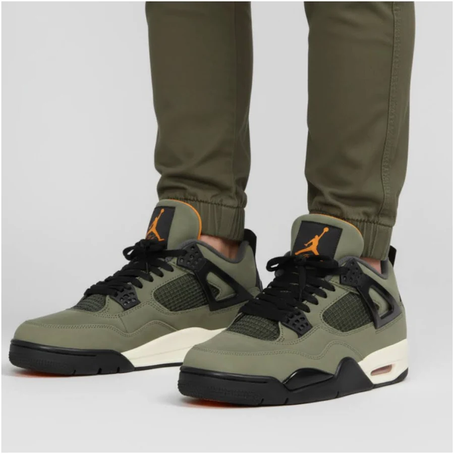 Undefeated x Air Jordan 4 Retro 2025 'Verde' IB1519-200 US 11.5