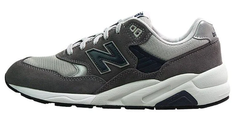 New Balance Men's 580 Lightweight Casual Shoes/Sneakers D Wide Cement Gray
