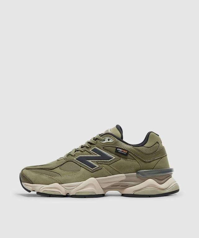 New Balance Men's 9060 Cordura Sneaker (Dark Olivine/Off - Green - Low-top sneakers - 7