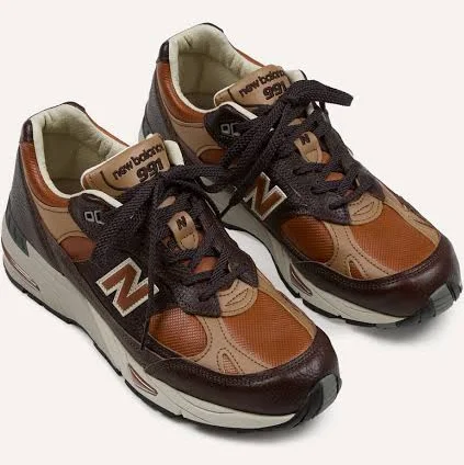 New Balance 991v1 Luxury Leather Trainers Made in UK