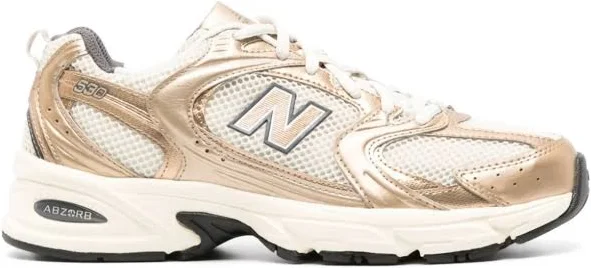 New Balance - 530 metallic low-top sneakers - unisex - Other fibres - 11 - Gold