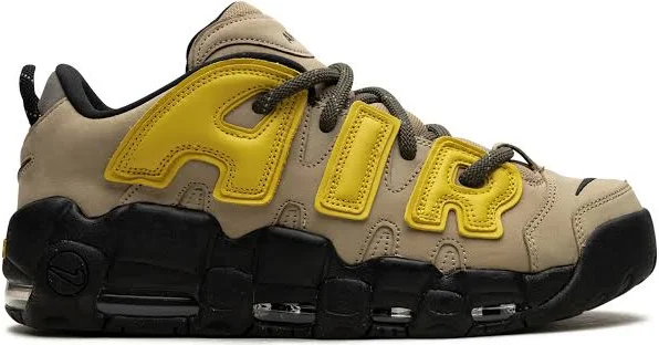 Nike - x AMBUSH Air More Uptempo Low "Limestone" sneakers - unisex - Leather - 14 - Brown
