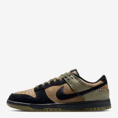 Nike Dunk Low Retro Camo Olive Mens