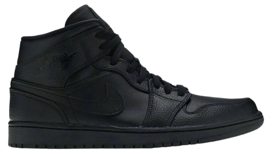 Air Jordan 1 Mid 'Triple Black' 2020 | Men's Size 8