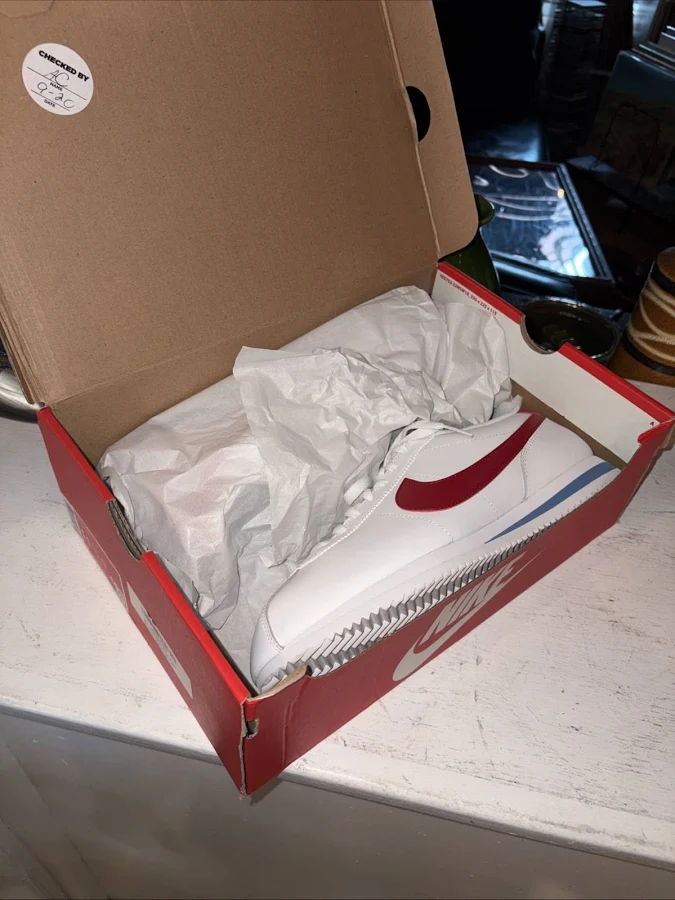 Nike Book 1 Forrest Gump Cortez Men’s 11 Original Box Red White Blue
