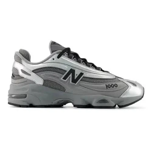 New Balance Unisex 1000 Shoe Silver Metallic/slate Grey