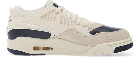 Jordan - Air Jordan 4 sneakers - men - Calf Leather/Fabric/Fabric/Rubber - 8 - White
