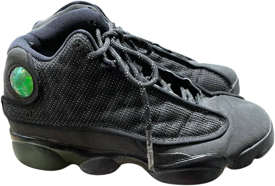 Jordan Shoes | Nike Air Jordan 13 Retro "Black Cat" Sneakers Young Men's Size 4.5 | Color: Black | Size: 4.5b | Tiffany9398's Closet
