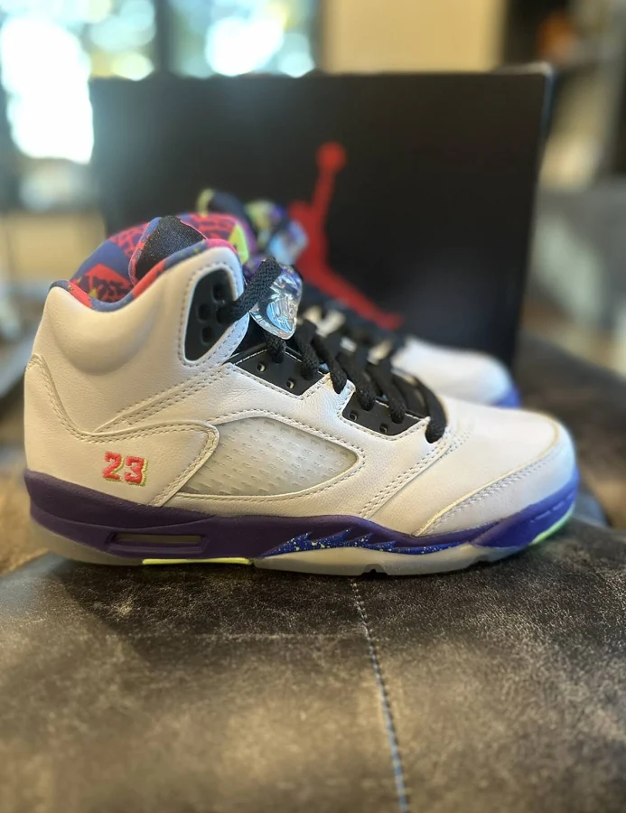 Nike Air Jordan 5 Fresh Prince of Bel Air - Size 4 Youth BOX!