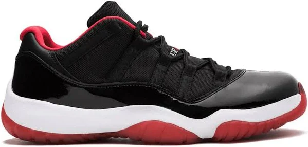 Jordan - Air Jordan 11 Retro Low "Bred" sneakers - unisex - Calf Leather - 11.5 - Black