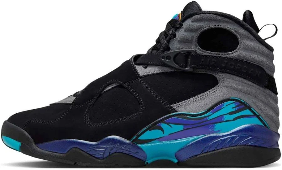 Air Jordan 8 Retro 'Aqua' 2025 Sneakers - 305381-006