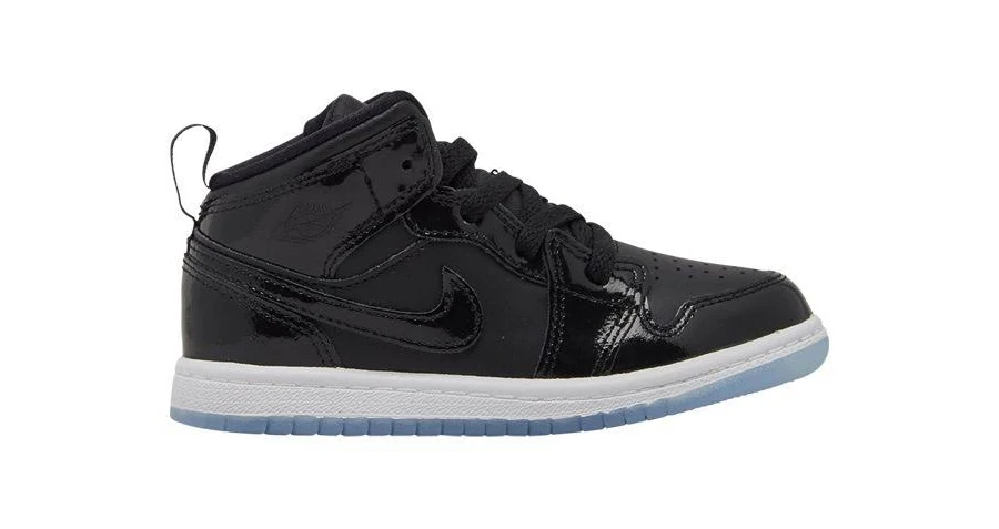 Air Jordan 1 Mid SE TD 'Space Jam' | Black | Infant Size 8