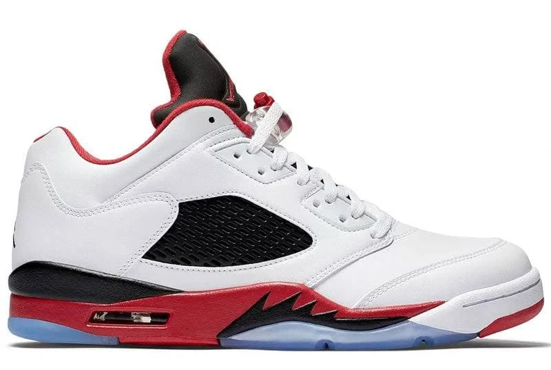 Air Jordan 5 Retro Low Fire Red Uk 9 / New