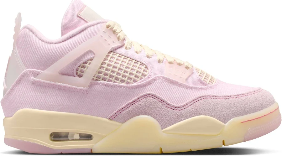 Womens Air Jordan 4 Retro 'Pearl Pink and Iced Carmine' W 12.5 / M 11
