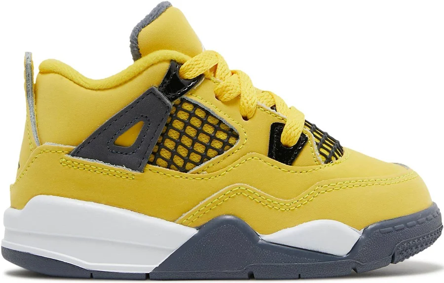 Air Jordan 4 Retro TD 'Lightning' 2021 | Yellow | Infant Size 3