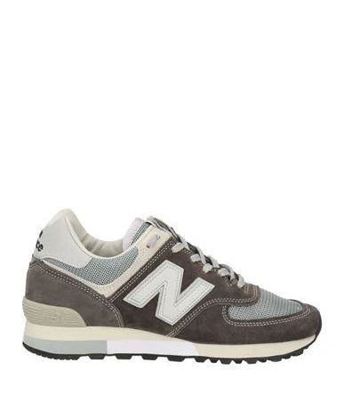 New Balance Made In Uk 576 35th Anniversary Man Sneakers Lead Size 8 Leather, Textile fibers
