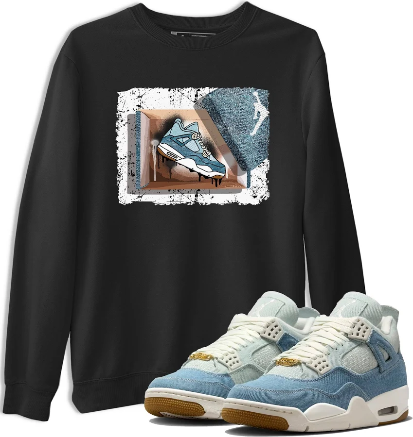 Air Jordan 4 Denim Graphic Tee