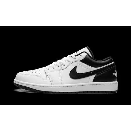Jordan Mens Air Jordan 1 Low White/Black 553558 132 from Stadium Goods, Men's, Size: 11.5