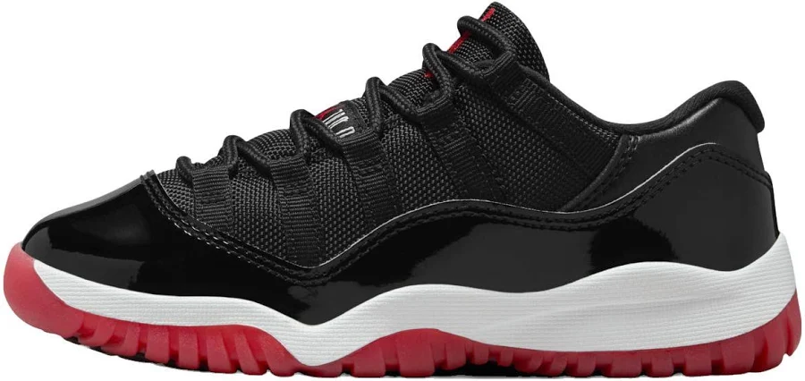Jordan Air 11 Retro Low 'bred - Black/white/varsity Red