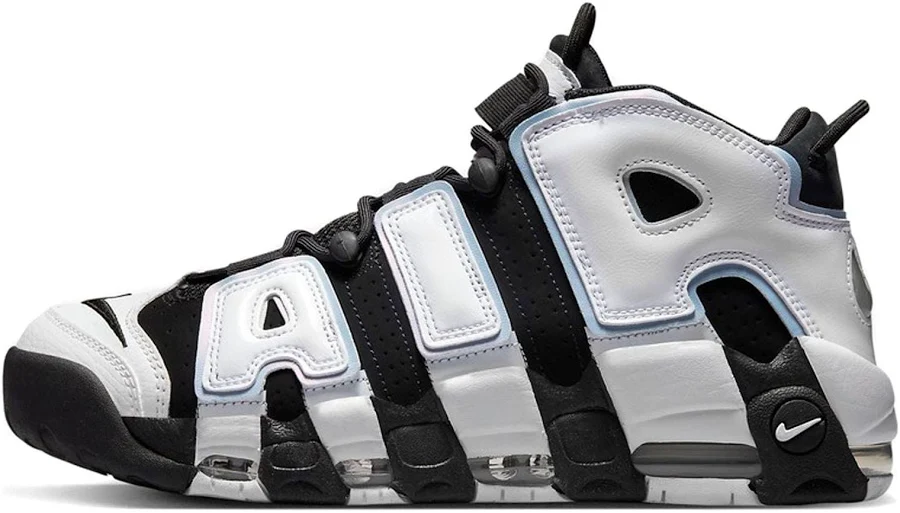 Nike Men's White & Beige Air More Uptempo '96 Sneakers