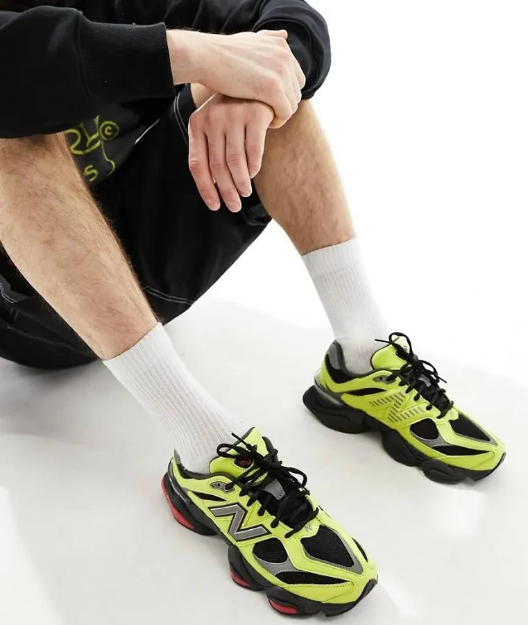 New Balance 9060 Trainers in Yellow1