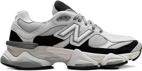 New Balance - 9060 "Grey/Jet Black" sneakers - unisex - Fabric/Rubber/Pig Suede/Mesh - 10