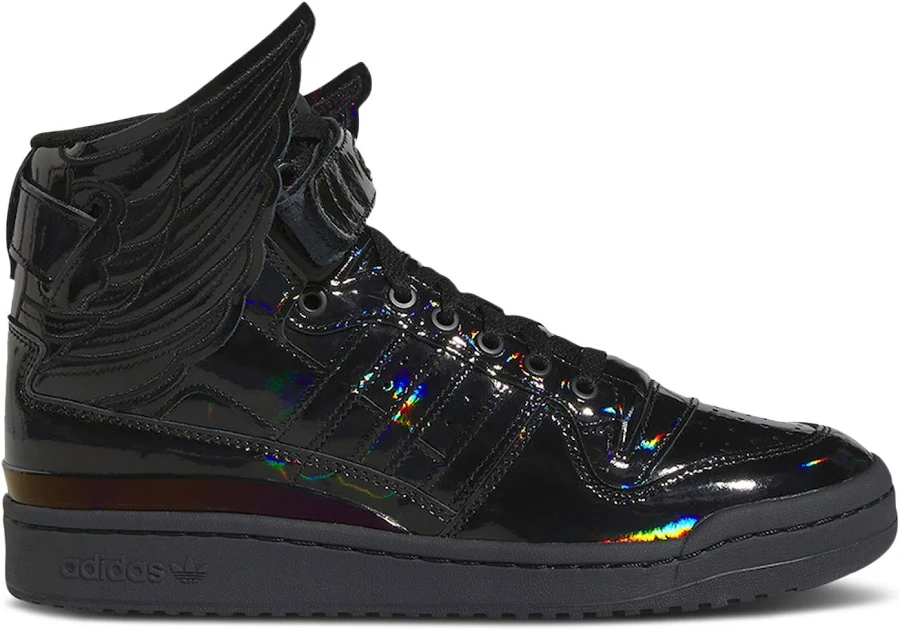 Jeremy Scott x adidas Forum Wings 4.0 'Black Opal' | Men's Size 10