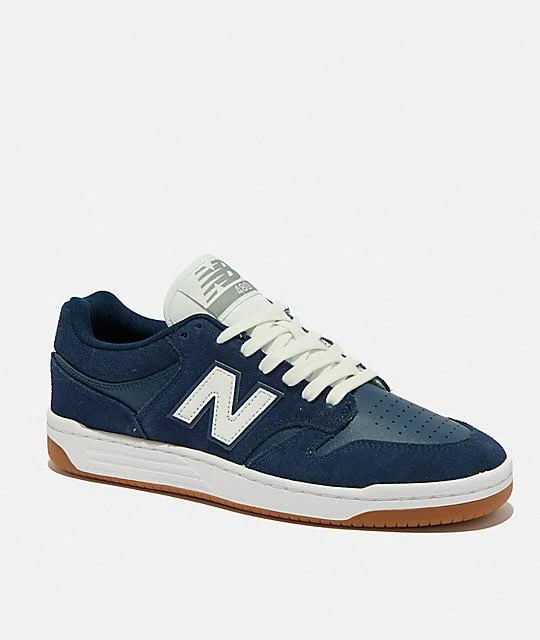 New Balance Numeric 480 Navy & White Skate Shoes