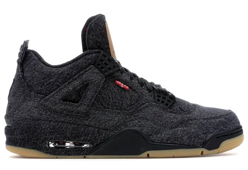 Jordan 4 Retro Levi's Black (Levi's Tag)