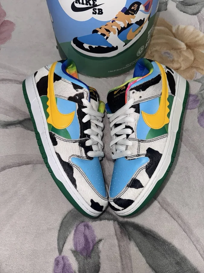 Nike Dunk Low Sb X Ben & Jerry's ‘chunky Dunky’ Special Box Edition /