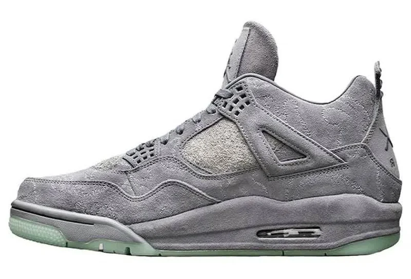 4 Retro X Kaws 'cool Grey' In Gray