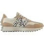 New Balance Womens 327 Trainers White Leopard, 4