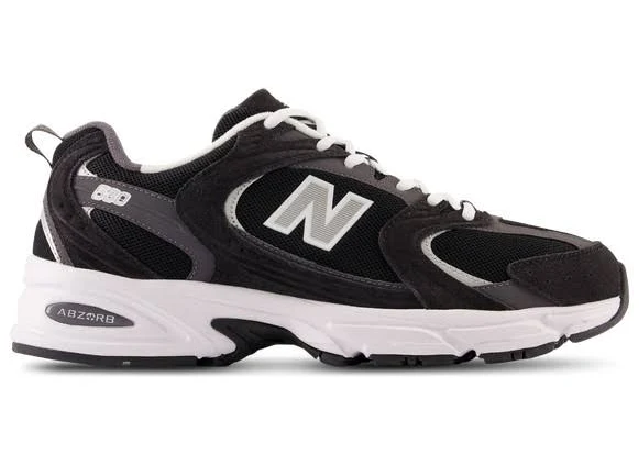 Balance 530 Retro Classic Black Running Shoes Men's Mr530cc