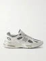 New Balance 991v2 Logo-Embroidered Mesh-Trimmed Suede Sneakers - Men - Gray Sneakers - UK 7.5