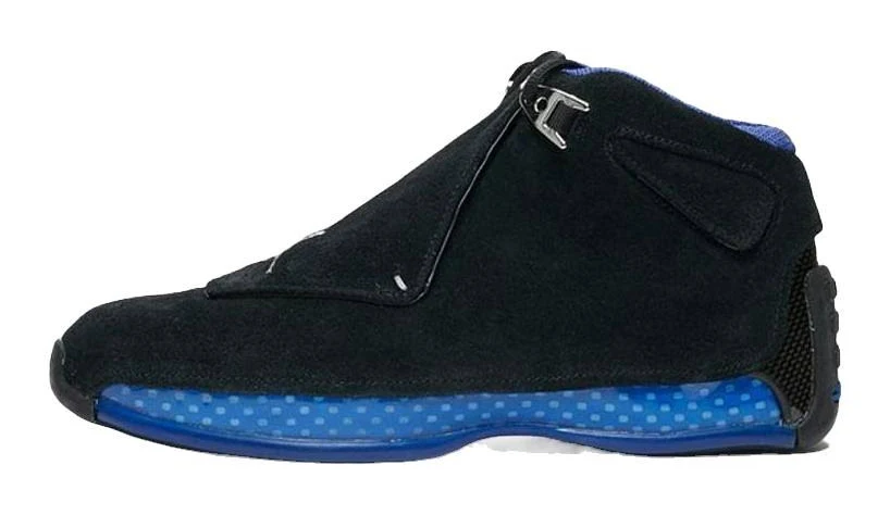 Jordan 18 Retro 'sport Royal' 2018 - Black/metallic Silver-sport Royal