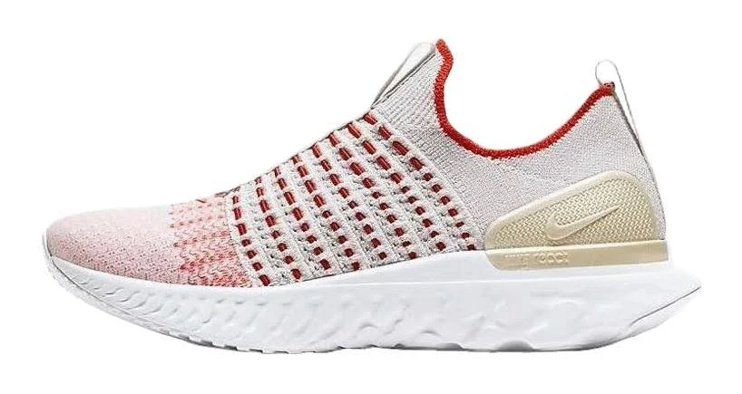 Nike React Phantom Run Flyknit 2 - White/red