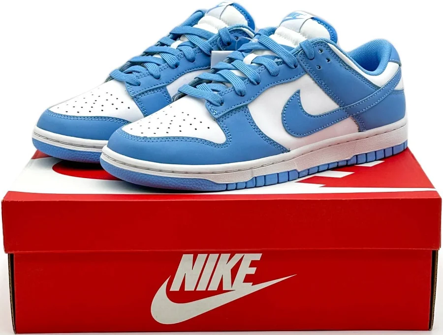 Dd1391-102 Nike Dunk Low Unc University Blue White
