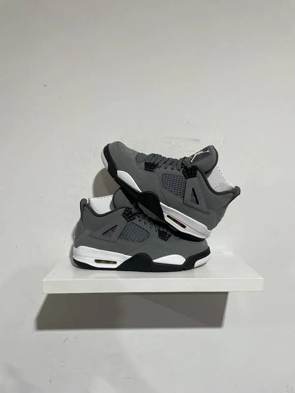 NIKE JORDAN 4 COOL GREY 2019 SIZE 9 PREOWNED (Preowned, Original, 9)