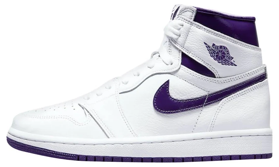 Air Jordan 1 High Og Wmns Court Purple - Size 7 Women